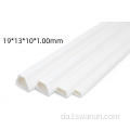 19*13*10*1,00 mm Trapezoidal PVC -kabeltrunking